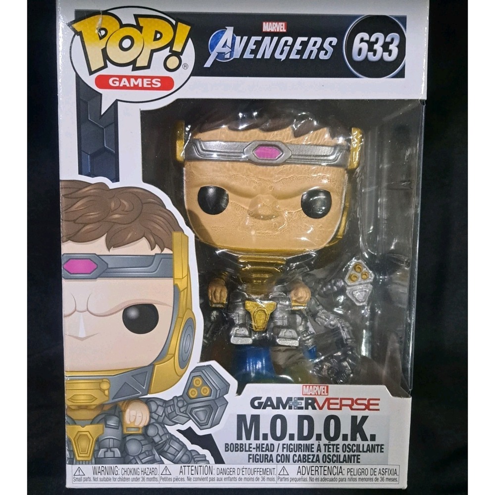 Funko Pop Games Marvel Avengers M.O.D.O.K. #633 Gamerverse Vinyl Figure New